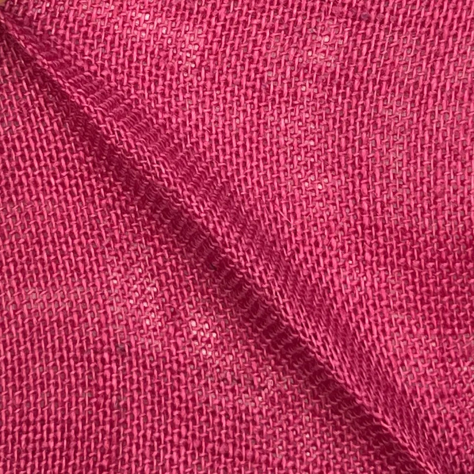 Cerise 8oz Colour Hessian Jute Fabric Burlap Sack Garden Upholstery Material 40
