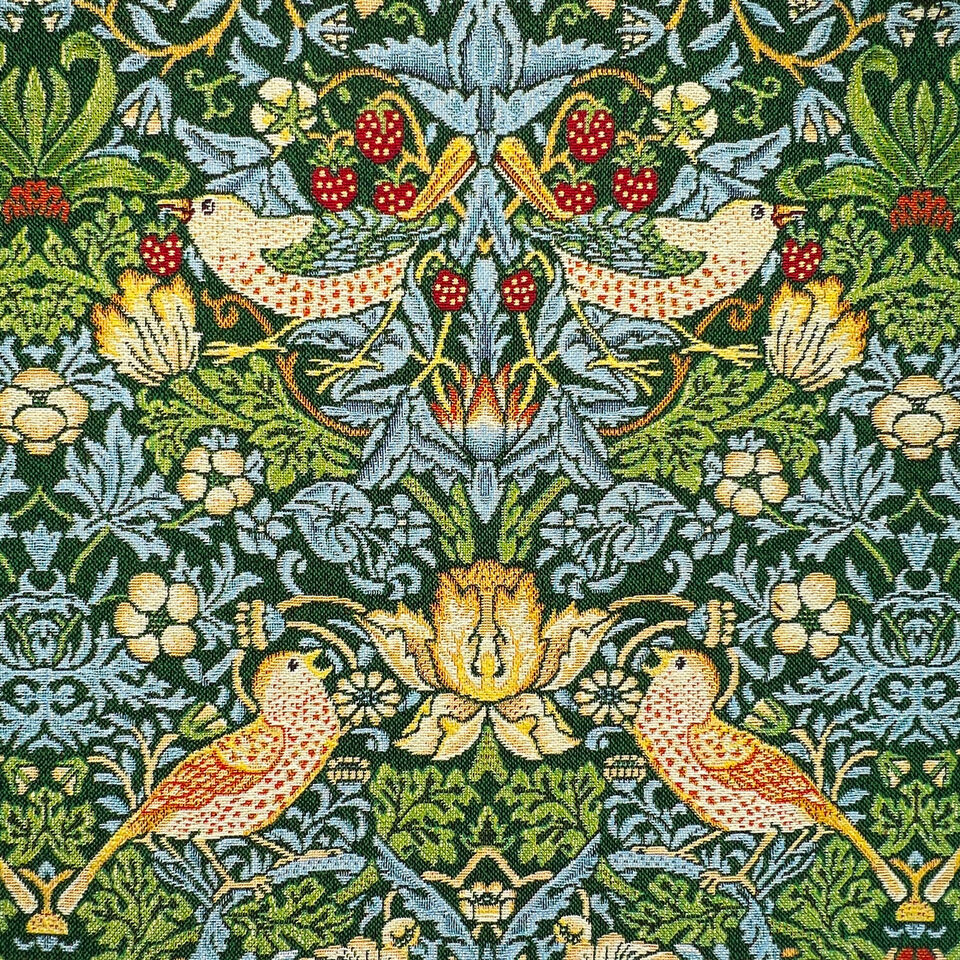 William Morris Premium Tapestry Upholstery Fabric Cotton Rich Jacquard Material