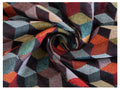 3D Blocks Luxury Tapestry Woven Curtain Upholstery Fabric Sofa Cushion Durable Material - 140cm Wide (Copy)