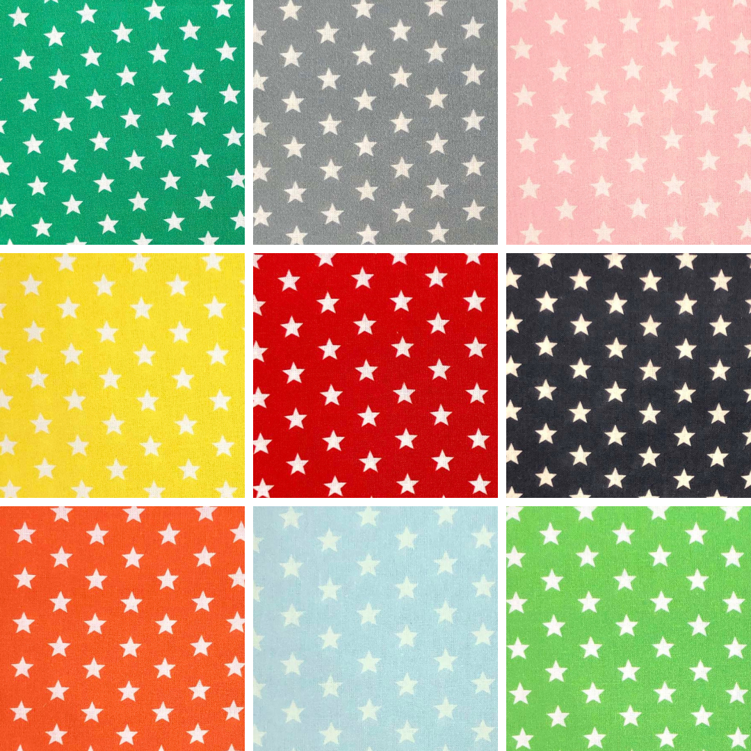 Little Stars 100% Cotton Printed Fabric | 140cm Wide