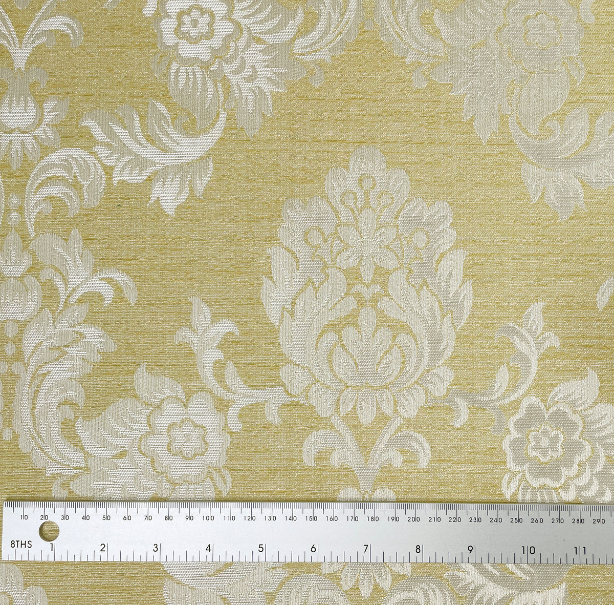 Morgan Luxury Jacquard Floral Damask Curtain Fabric Roman Blind Material | 140cm Wide