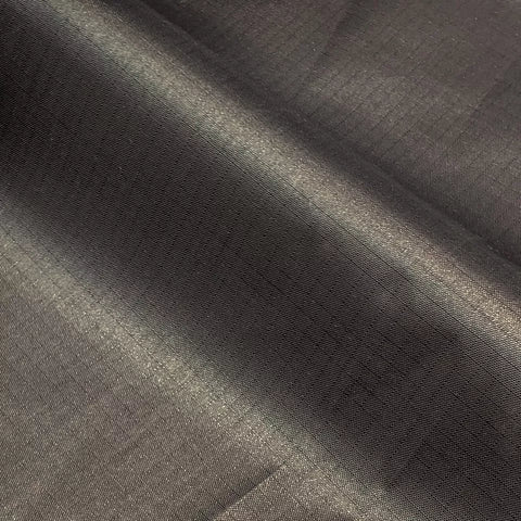 Dark Grey Waterproof Ripstop Polyester Fabric – Tear-Resistant Outdoor Material 150cm Wide