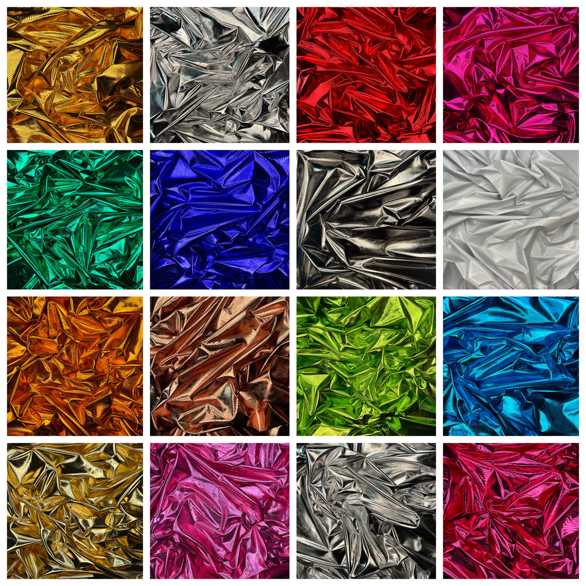 Premium Metallic Jersey Foil Stretch Shiny Fabric Fancy Dress Costume Material | 147cm Wide