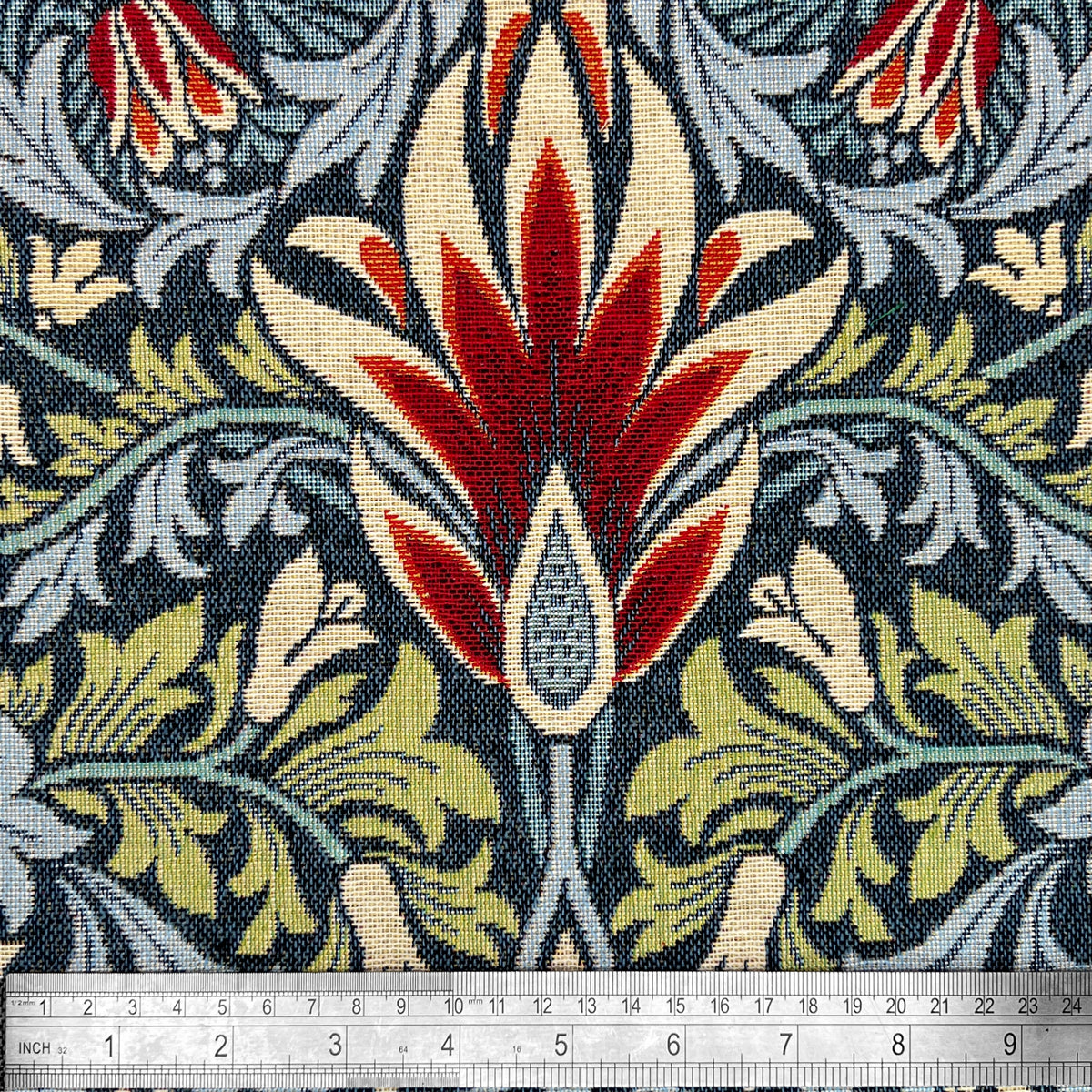 Snakeshead Luxury Tapestry Fabric - William Morris Designer Material | 140cm Wide