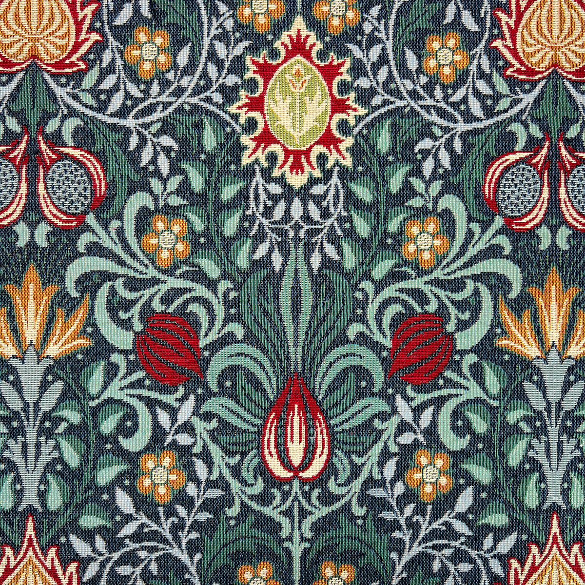 Persian Luxury Tapestry Fabric - William Morris Designer Material | 140cm Wide