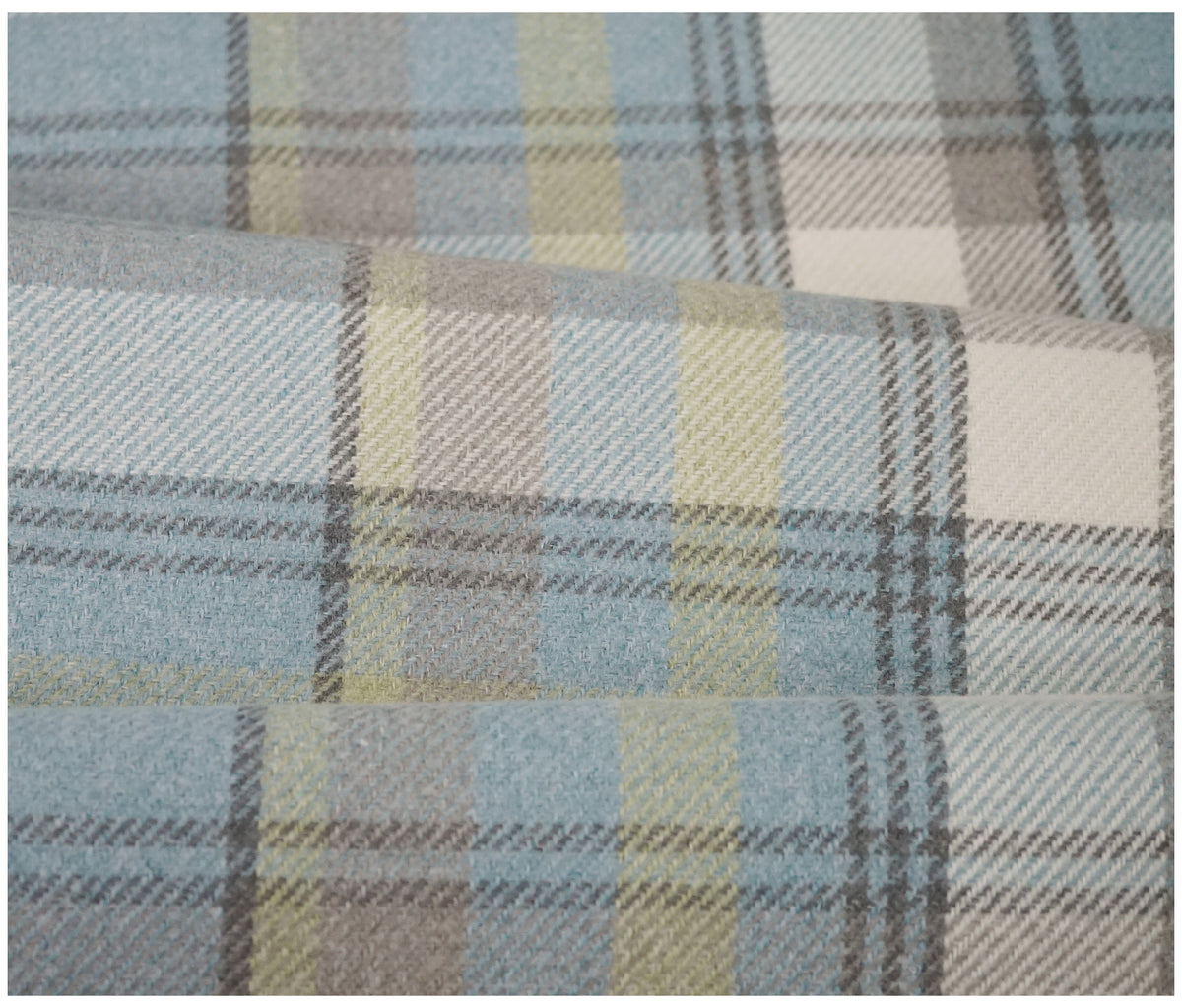 Skye Balmoral Thick Wool Effect Tartan Upholstery Fabric | 140cm Wide