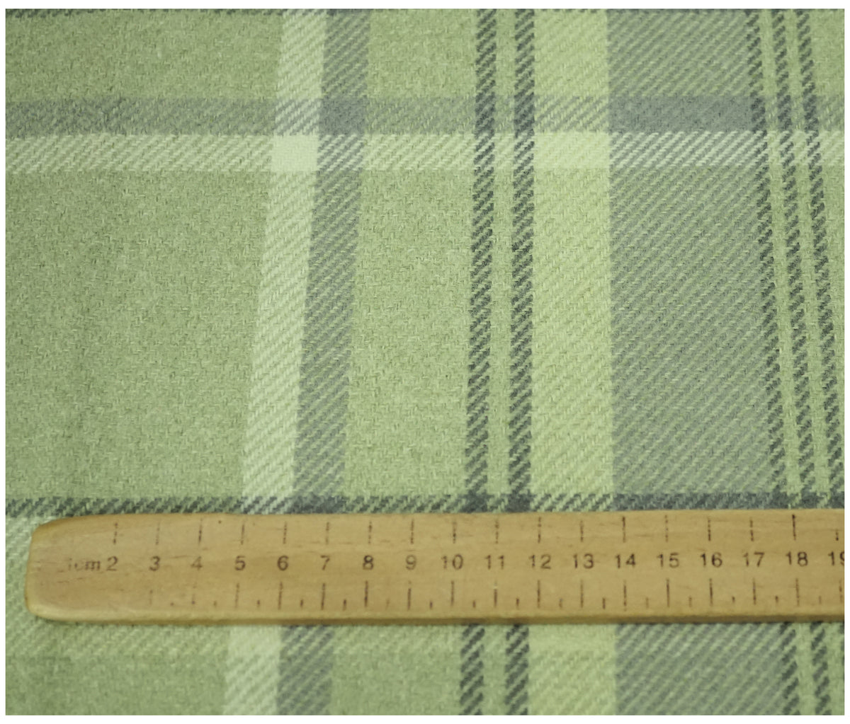 Skye Balmoral Thick Wool Effect Tartan Upholstery Fabric | 140cm Wide