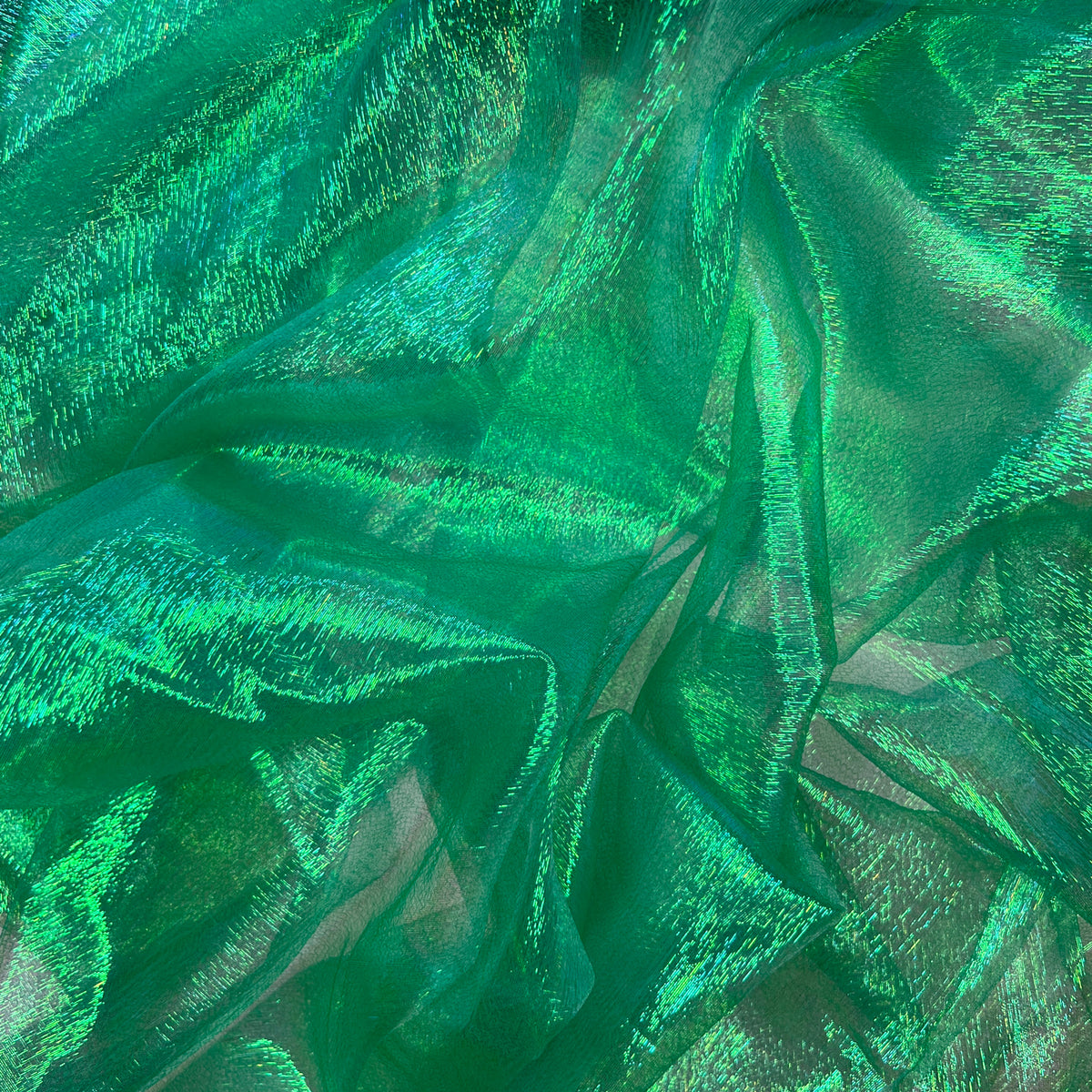 Shimmer Organza Fabric Voile Drape Halloween Pearl Iridescent Shear Material | 130cm Wide