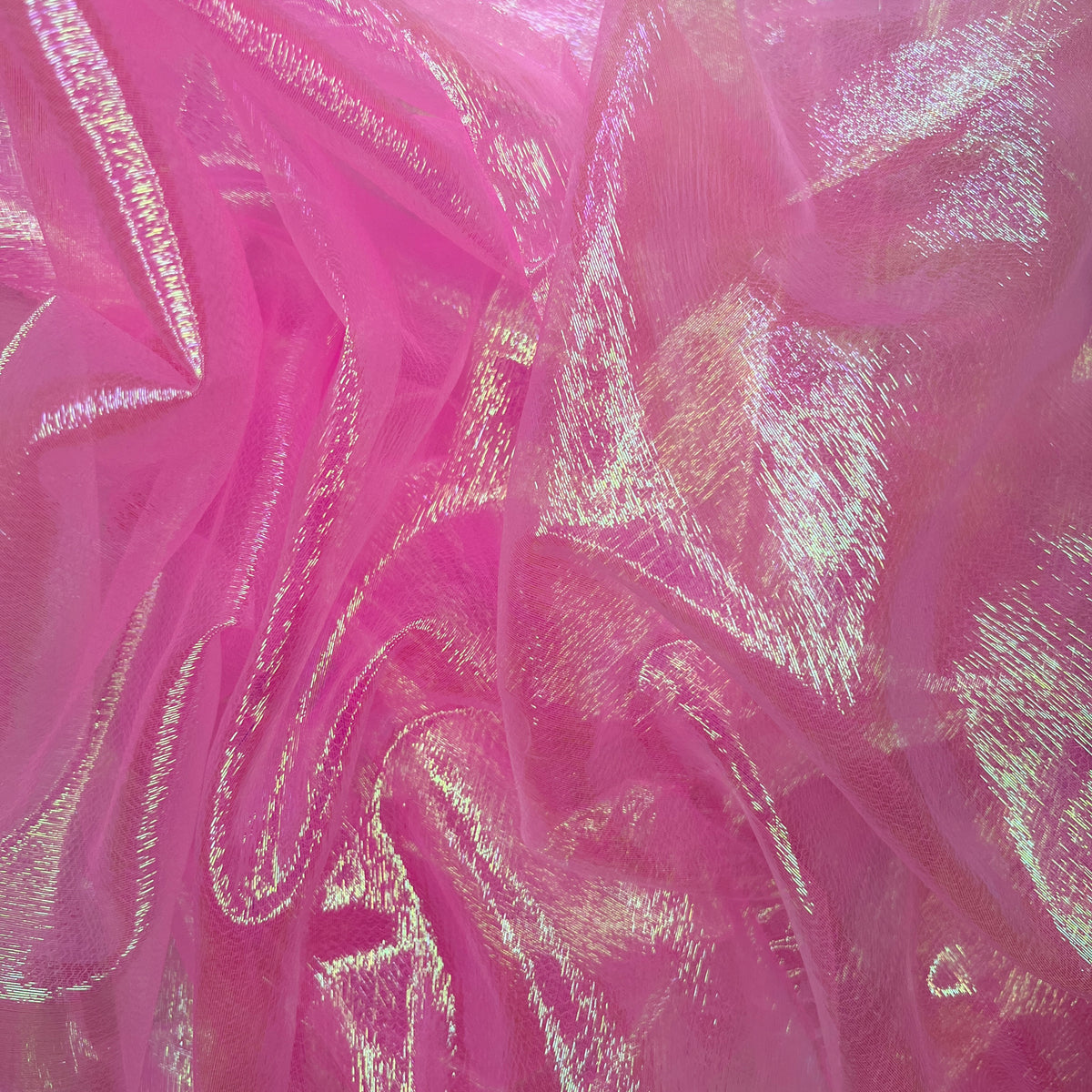 Shimmer Organza Fabric Voile Drape Halloween Pearl Iridescent Shear Material | 130cm Wide