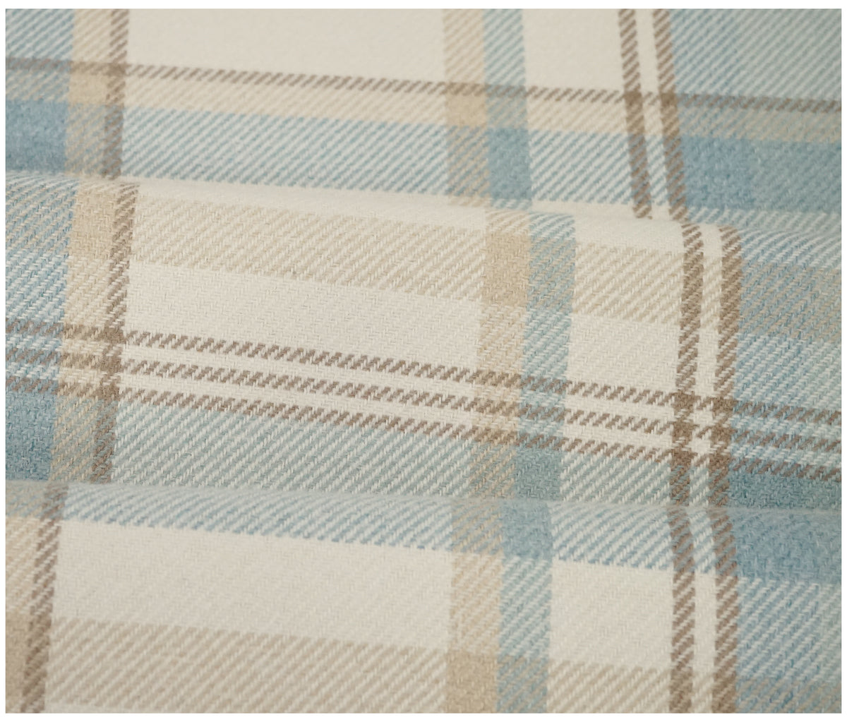 Skye Balmoral Thick Wool Effect Tartan Upholstery Fabric | 140cm Wide