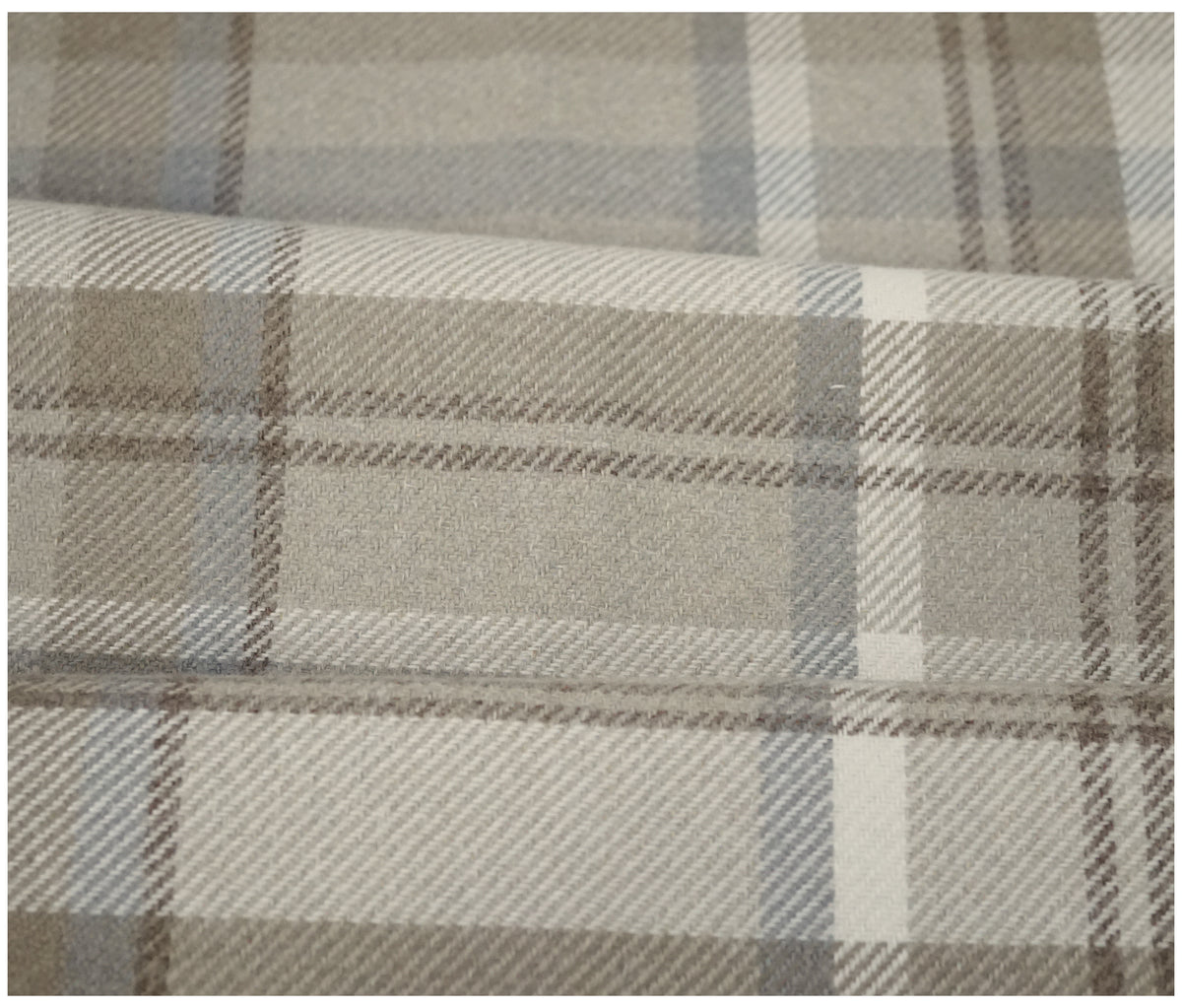 Skye Balmoral Thick Wool Effect Tartan Upholstery Fabric | 140cm Wide