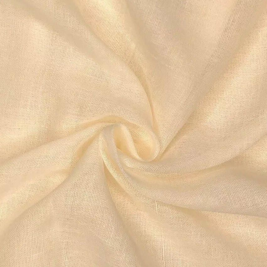 100% Cotton Muslin Fabric Soft Cheesecloth Strain Food Sieve Material | 150cm Wide