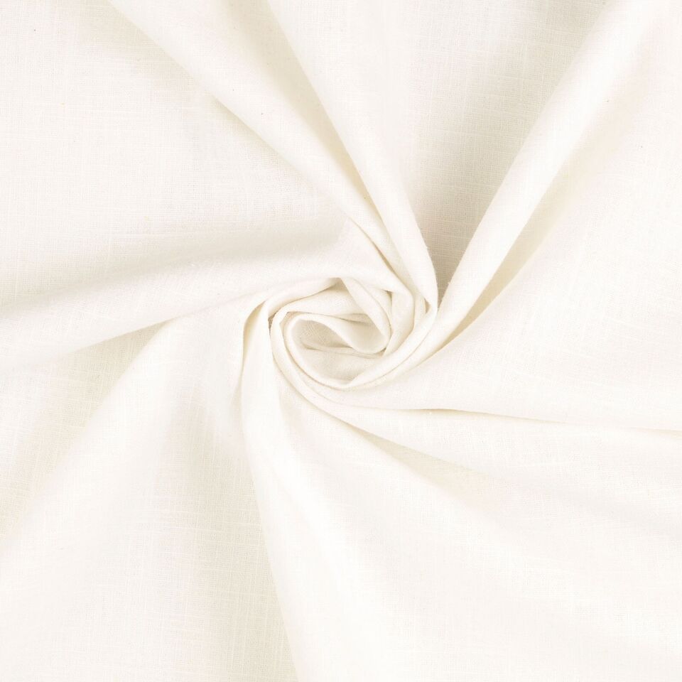 Pure Washed 100% Linen Fabric Soft Breathable Decor Curtain Dressmaking Material