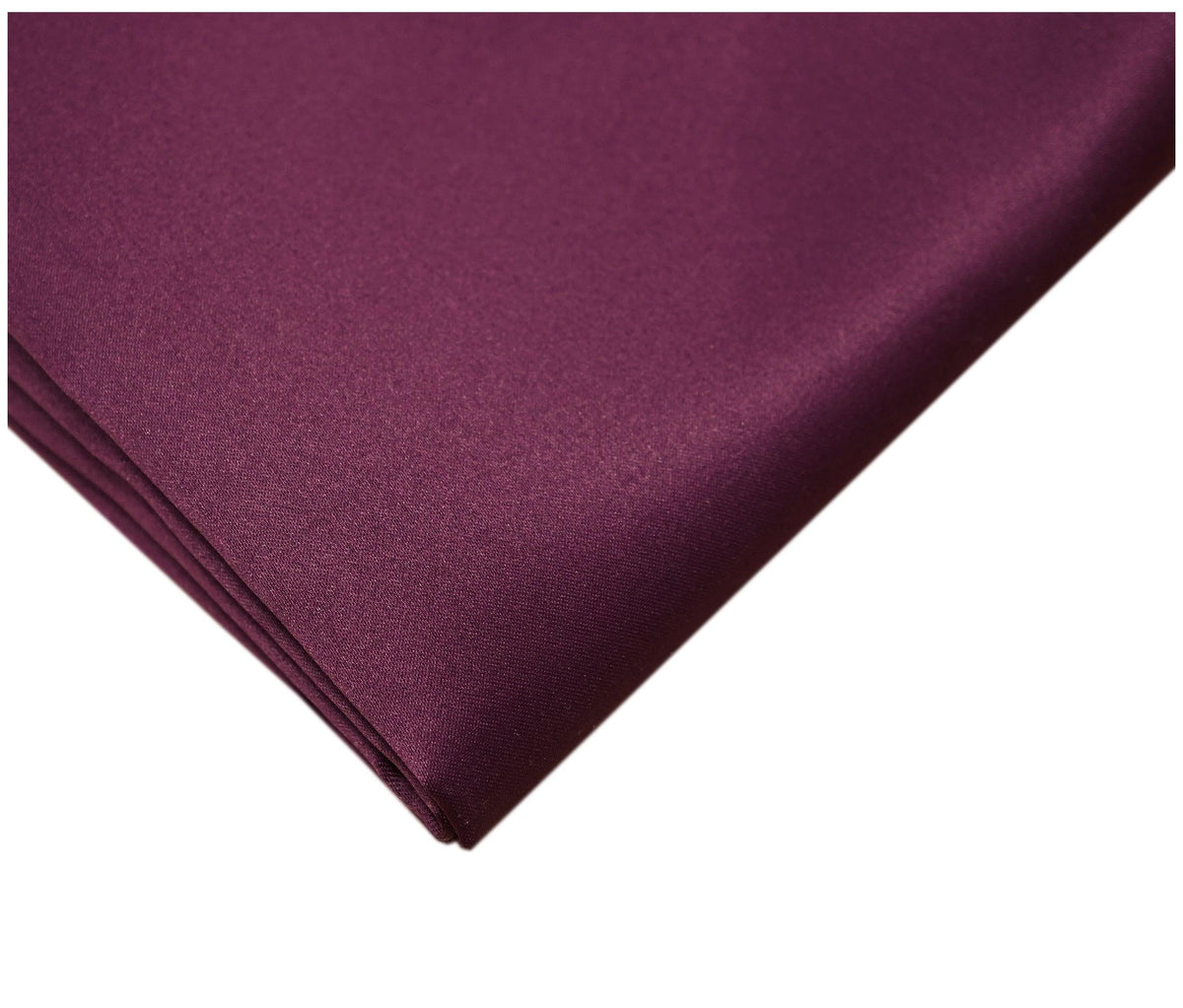 Aubergine Duchess Satin - The Fabric Trade