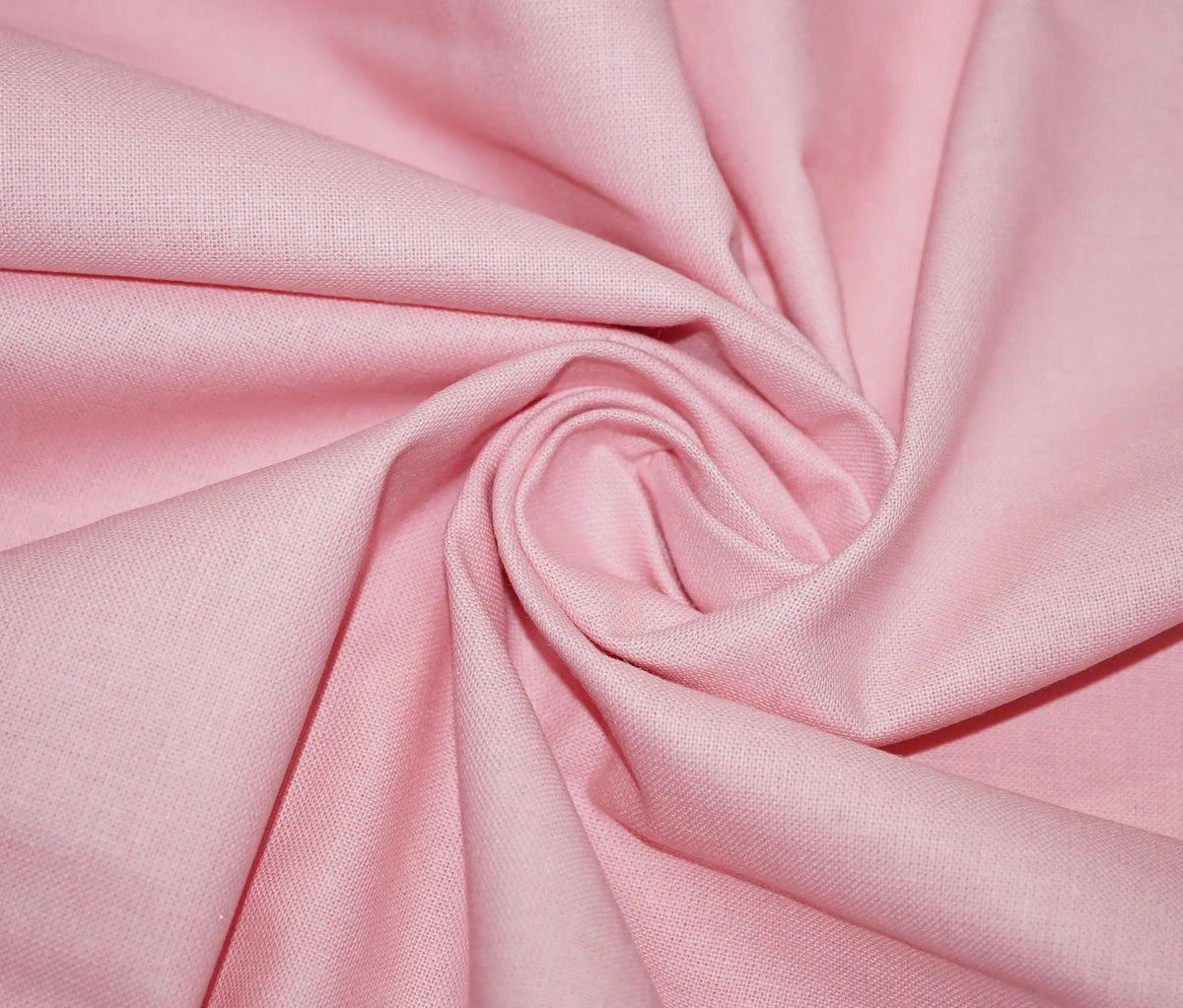 Baby Pink 100% Plain Cotton The Fabric Trade