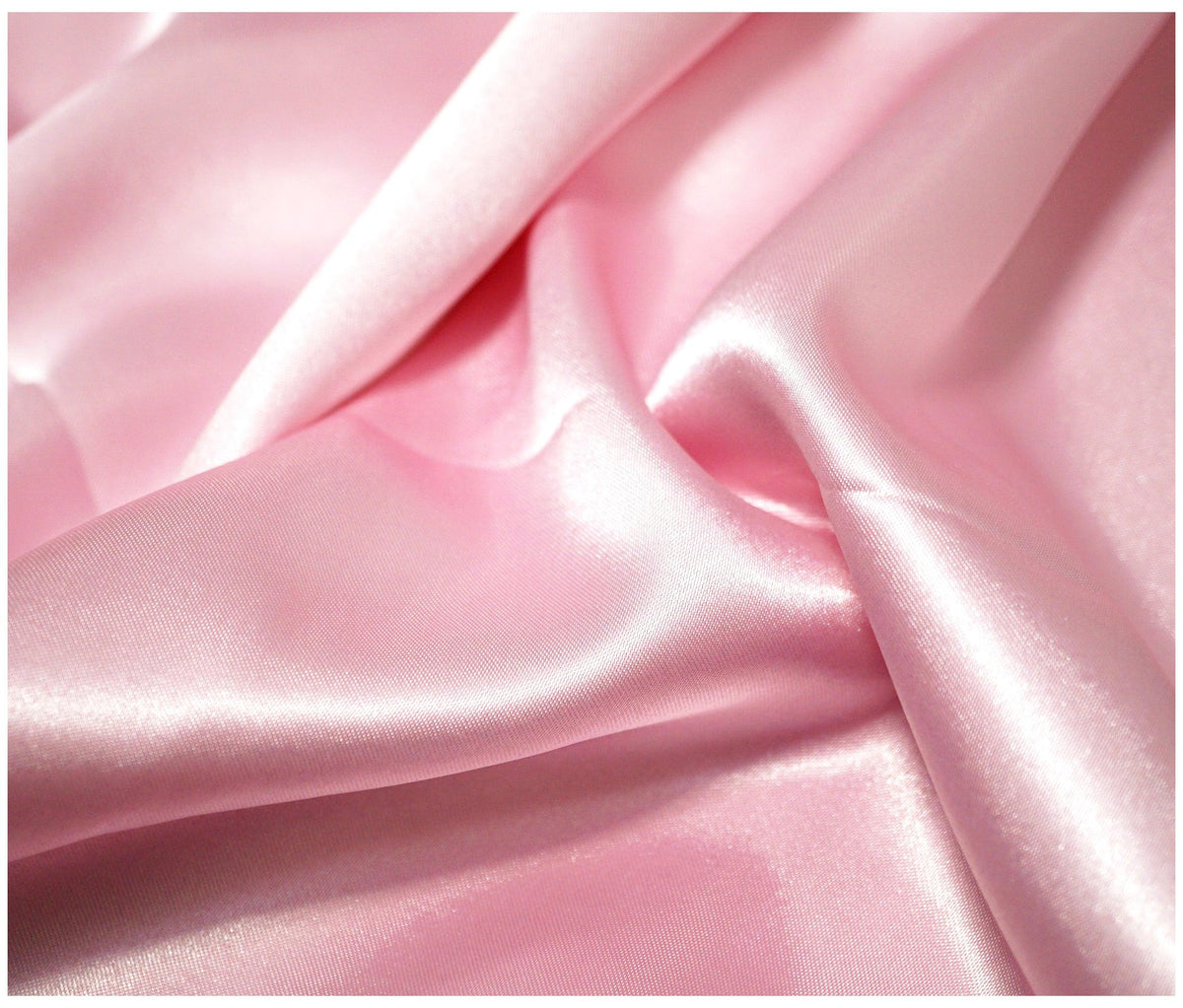 Baby Pink Satin - The Fabric Trade