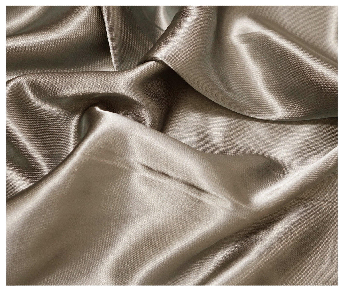 Beige Satin - The Fabric Trade