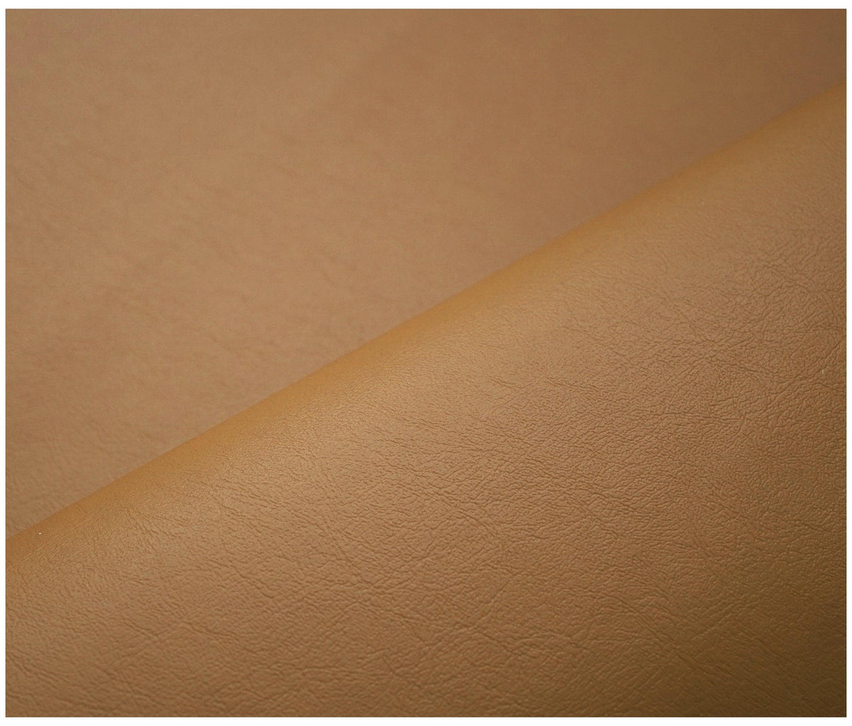 Biscuit Smooth Faux Leather - The Fabric Trade