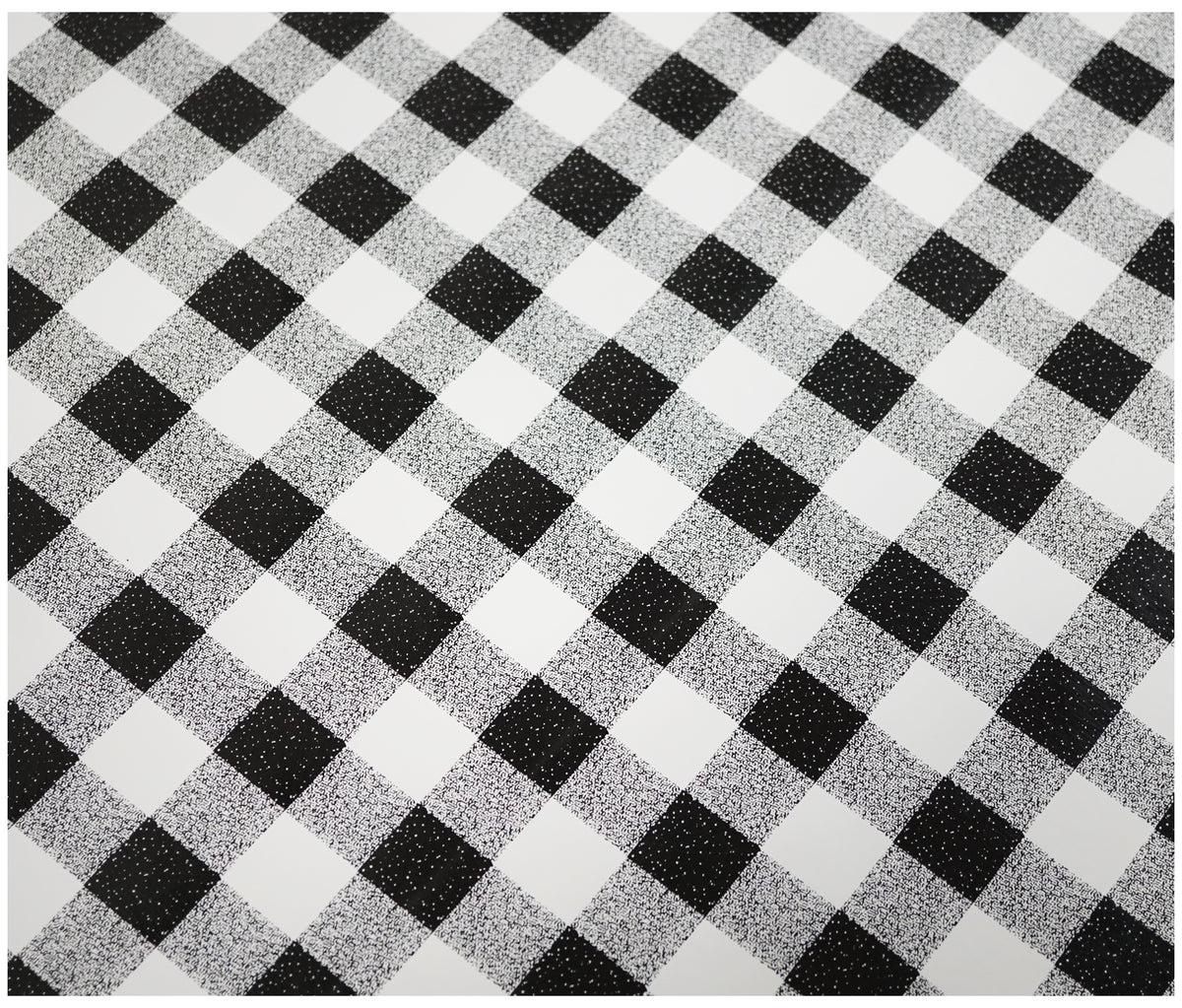 Black Gingham Tablecloth - The Fabric Trade