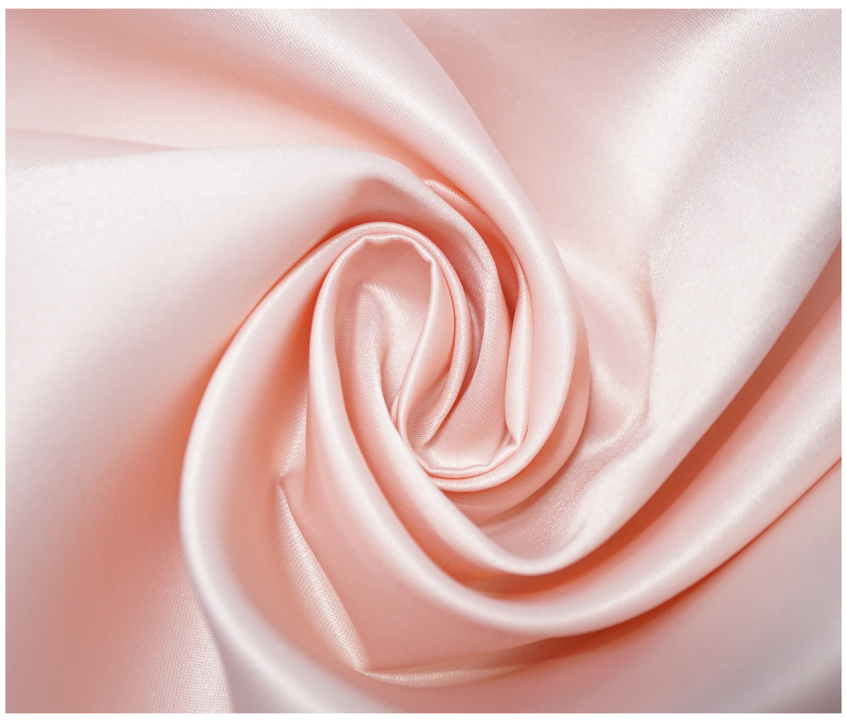 Blush Duchess Satin - The Fabric Trade