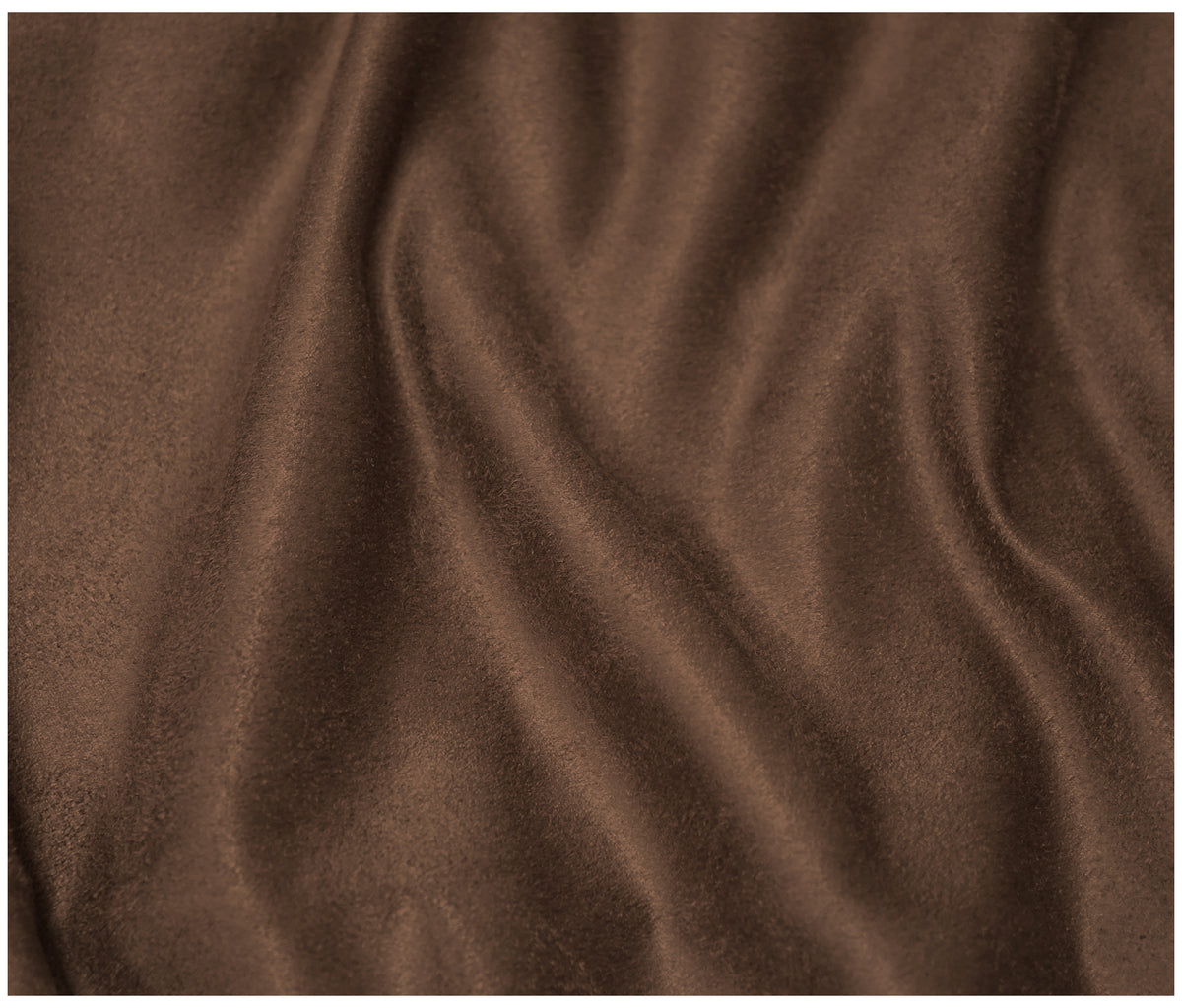 Brown Faux Suede - The Fabric Trade