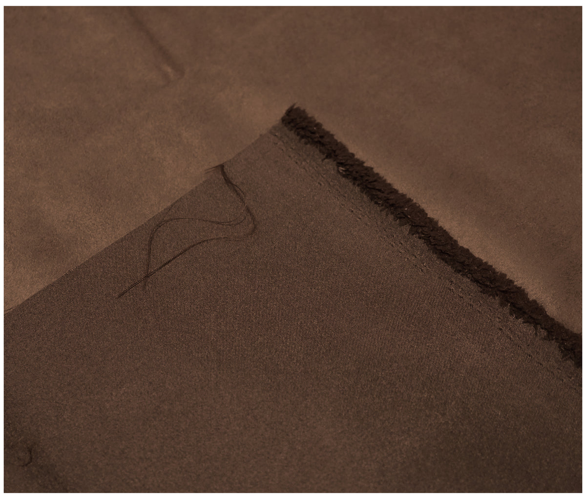 Brown Faux Suede - The Fabric Trade