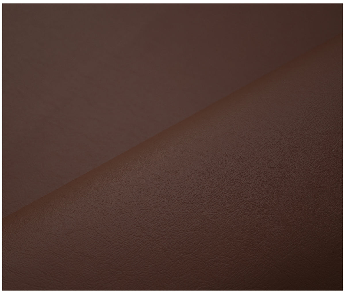 Brown Smooth Faux Leather - The Fabric Trade