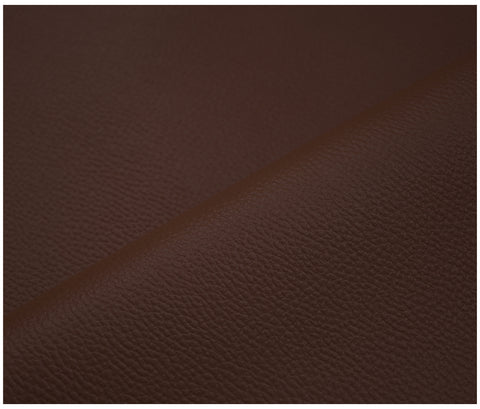 Brown Grained Faux Leather - The Fabric Trade