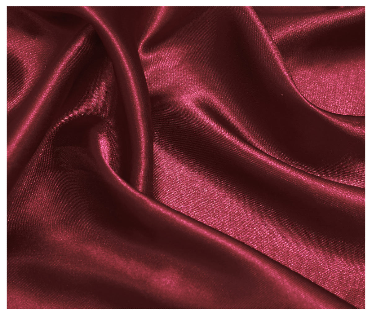 Burgundy Satin - The Fabric Trade