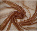 Chocolate Organza - The Fabric Trade