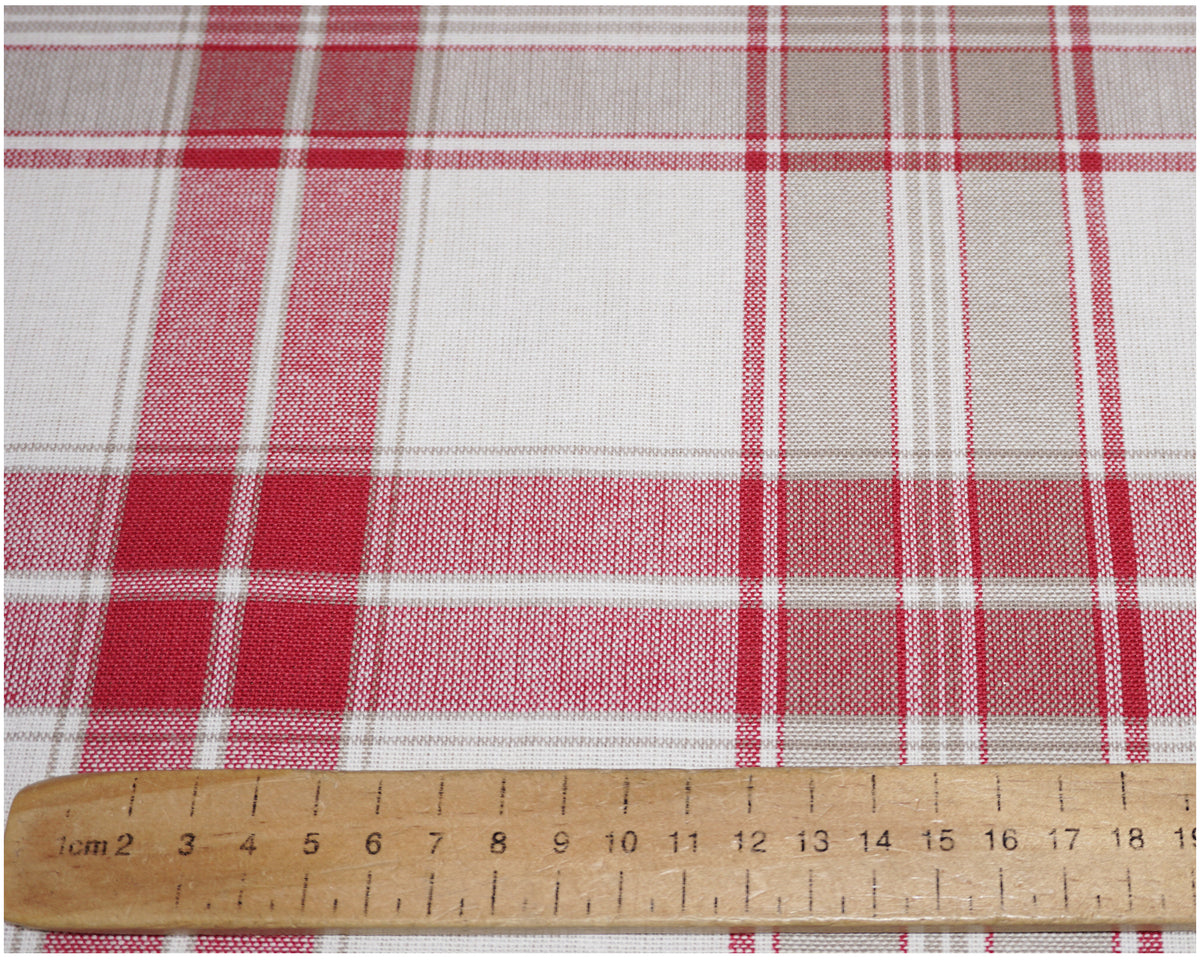 Cranberry Standard Tartan - The Fabric Trade