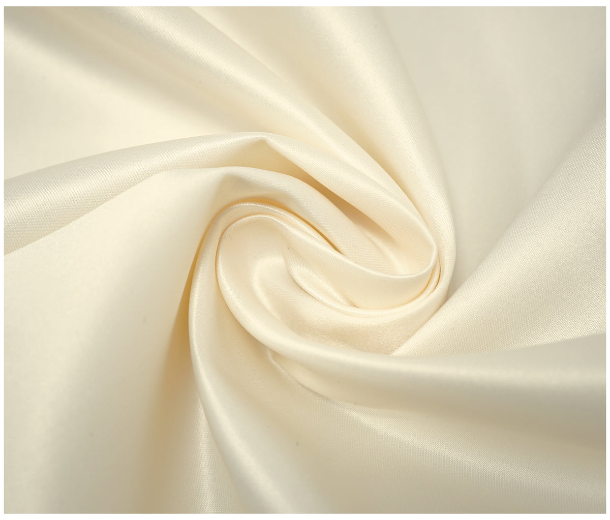 Cream Duchess Satin - The Fabric Trade