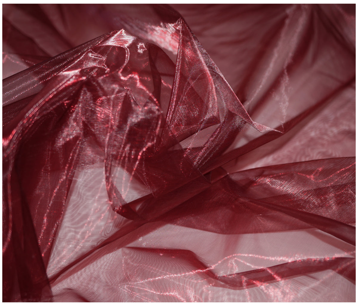 Damson Organza - The Fabric Trade