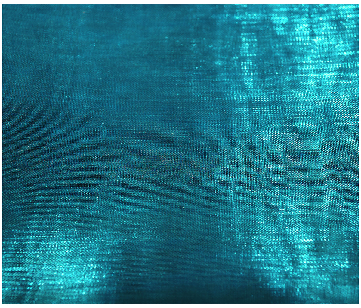 Electric Blue Organza - The Fabric Trade