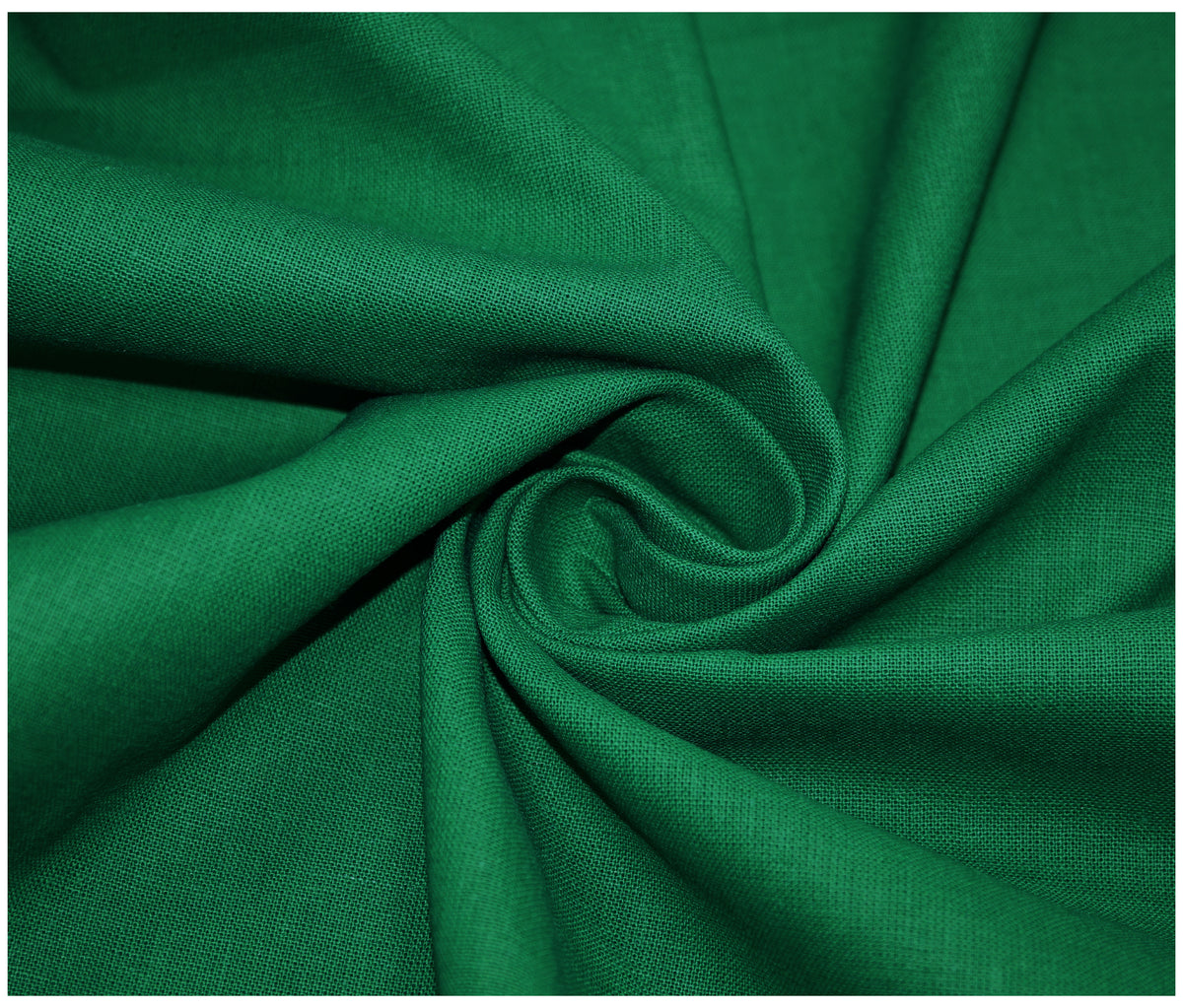 Emerald 100% Plain Cotton - The Fabric Trade