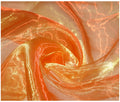 Fiery Orange Organza - The Fabric Trade