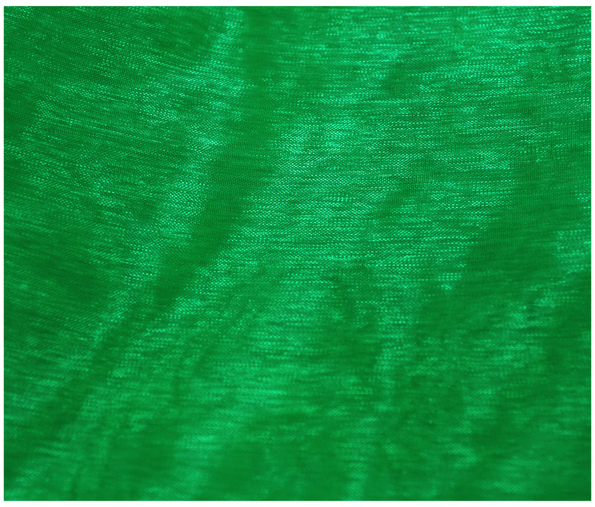 Flo Green Organza - The Fabric Trade