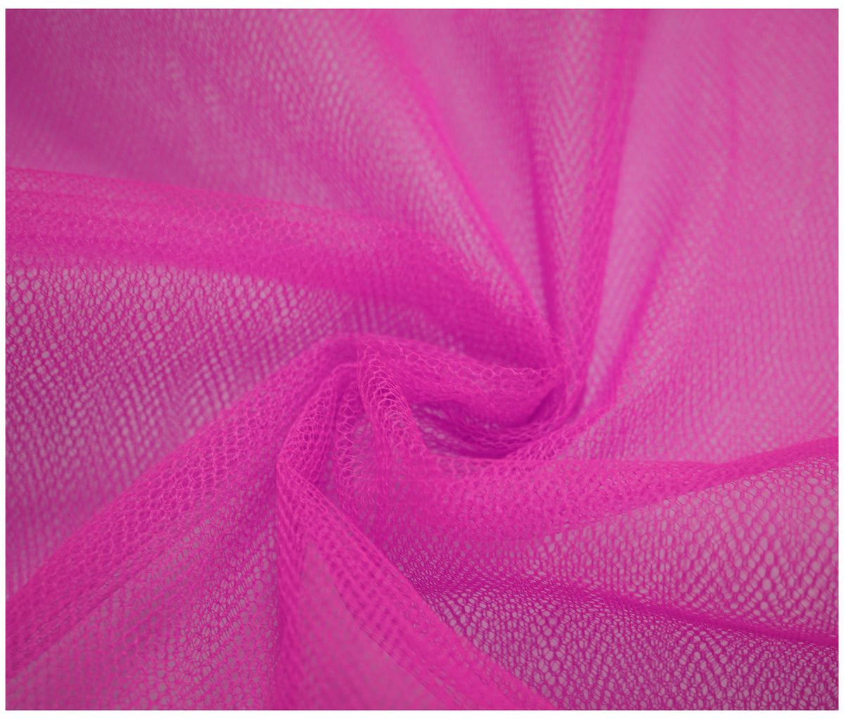 Flo Pink Dressnet - The Fabric Trade