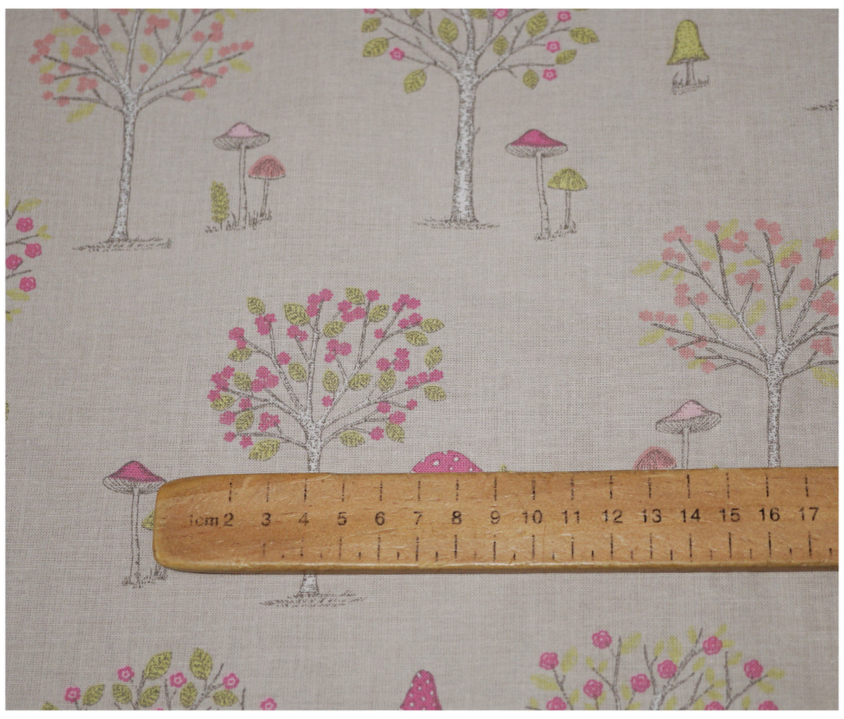 Forest Taupe Lifestyle Printed 100% Cotton - The Fabric Trade