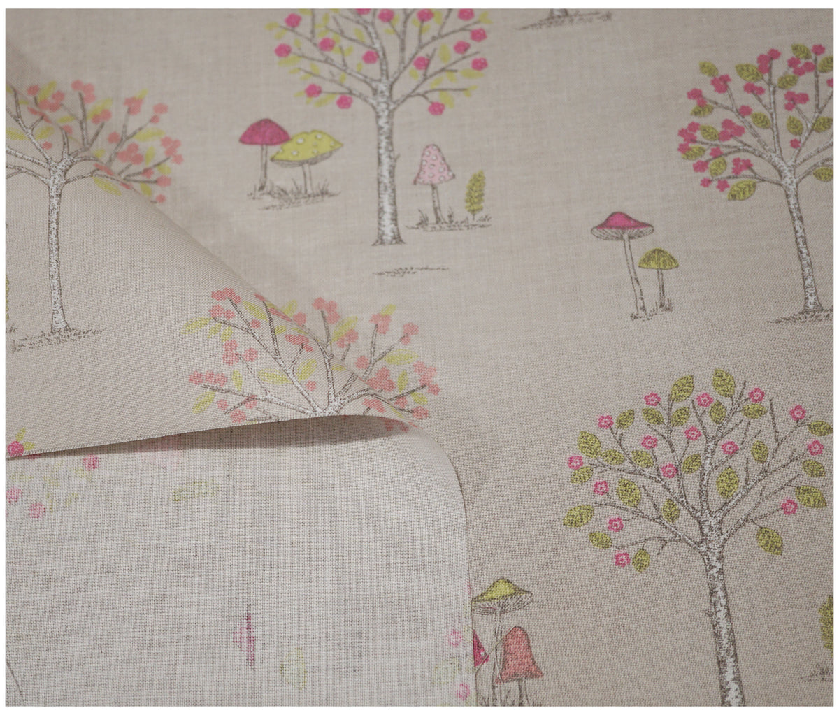 Forest Taupe Lifestyle Printed 100% Cotton - The Fabric Trade