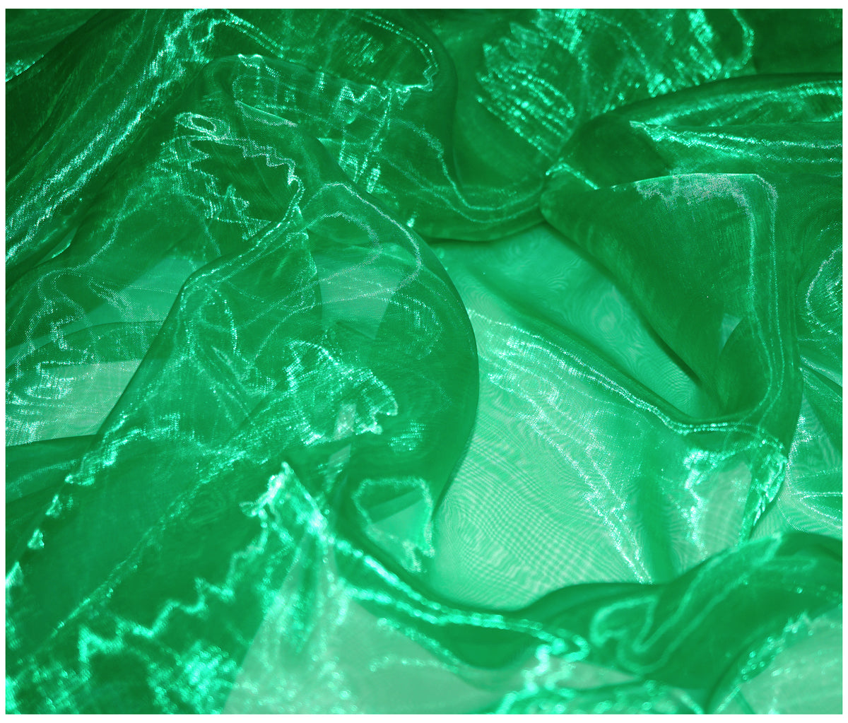 Green Organza - The Fabric Trade