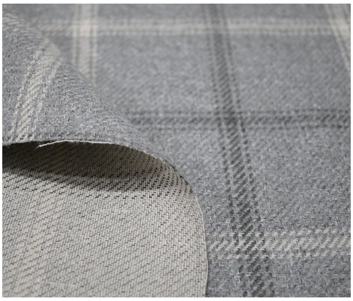 Grey Lewis Tartan - The Fabric Trade