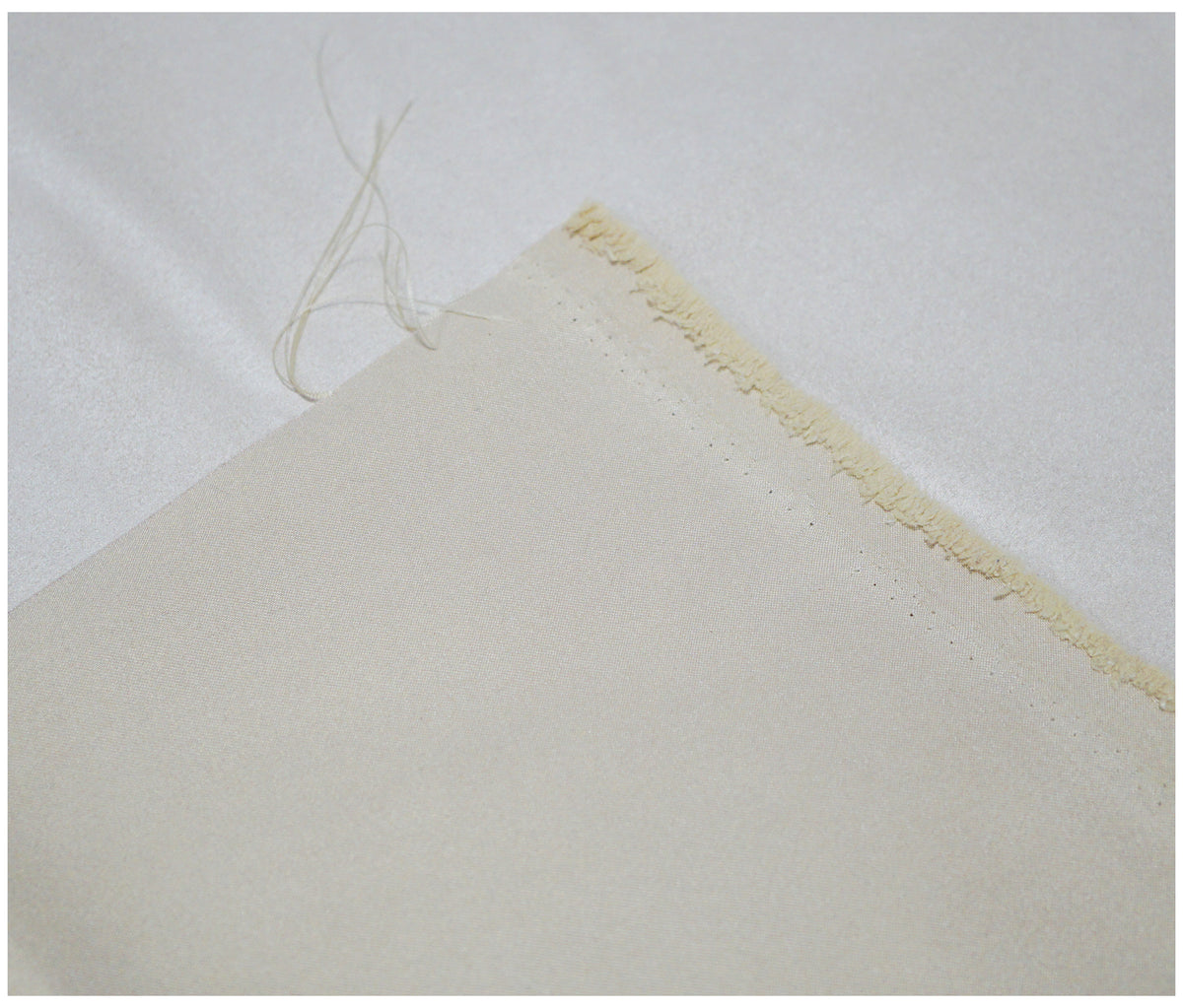 Ivory Faux Suede - The Fabric Trade