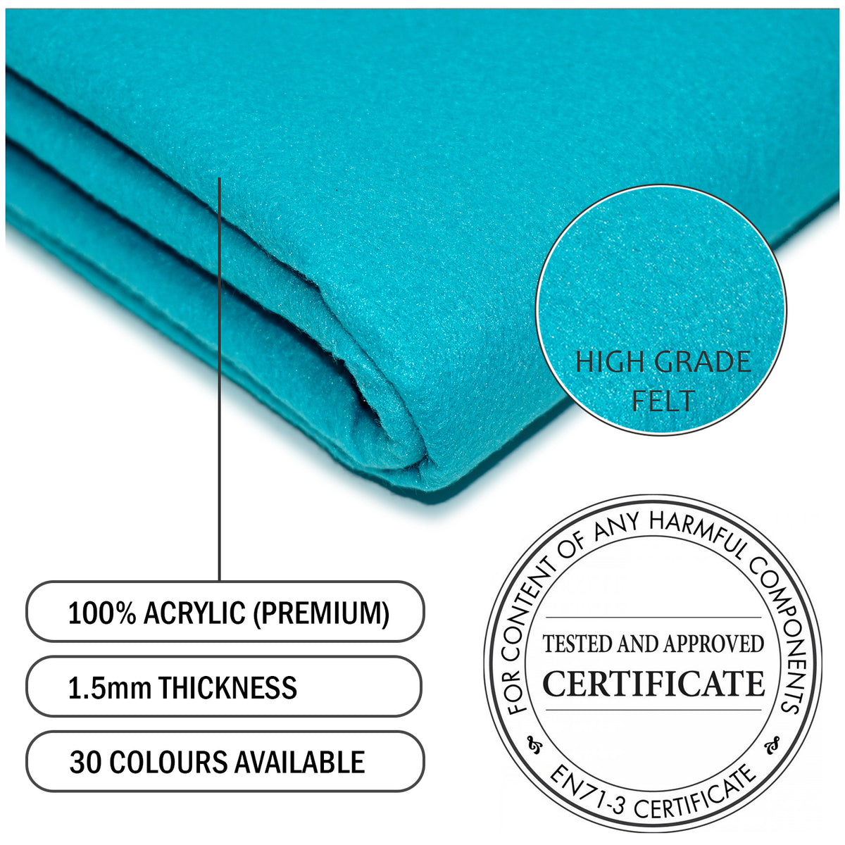 Kingfisher Felt - The Fabric Trade