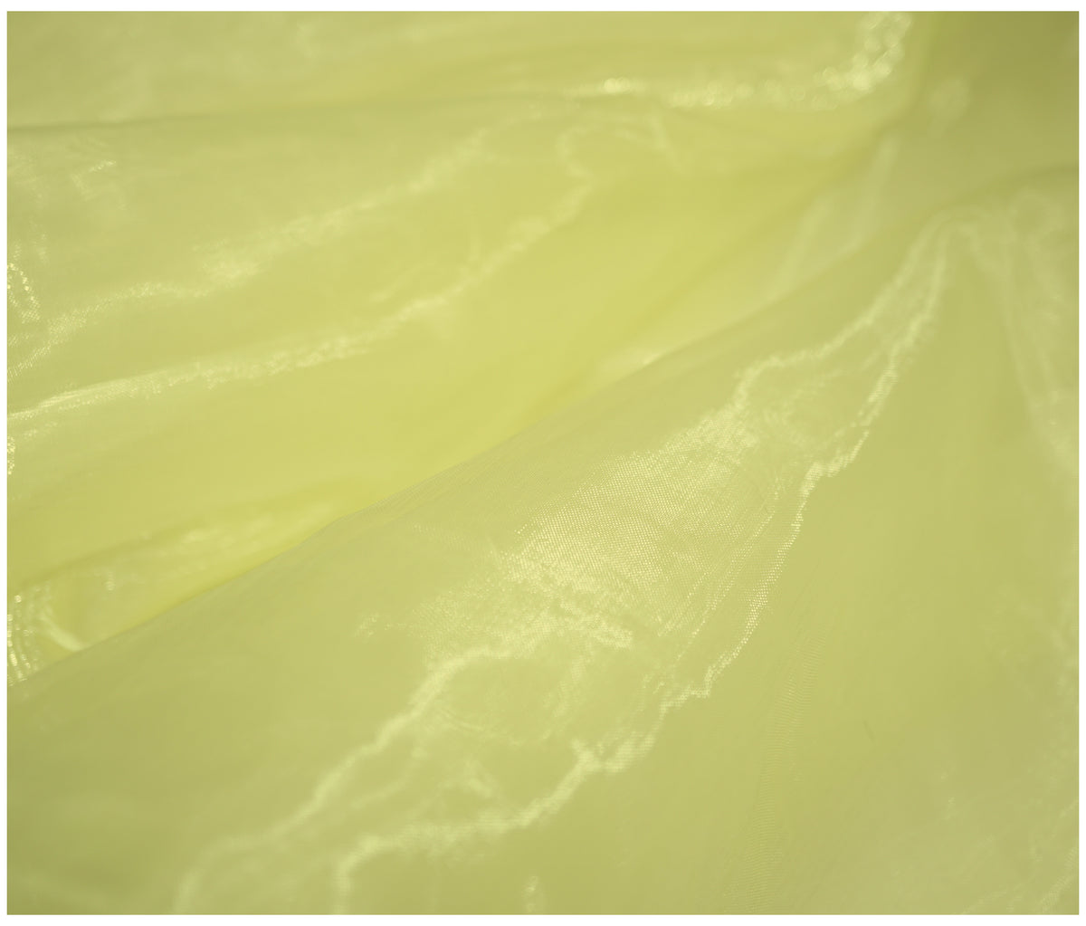 Lemon Organza - The Fabric Trade