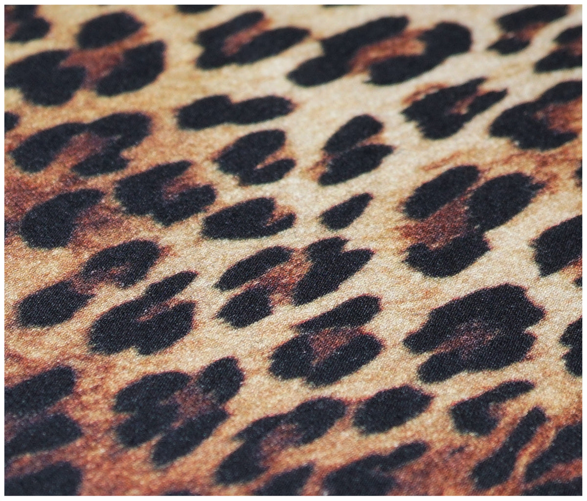 Leopard Print Printed Jersey - The Fabric Trade