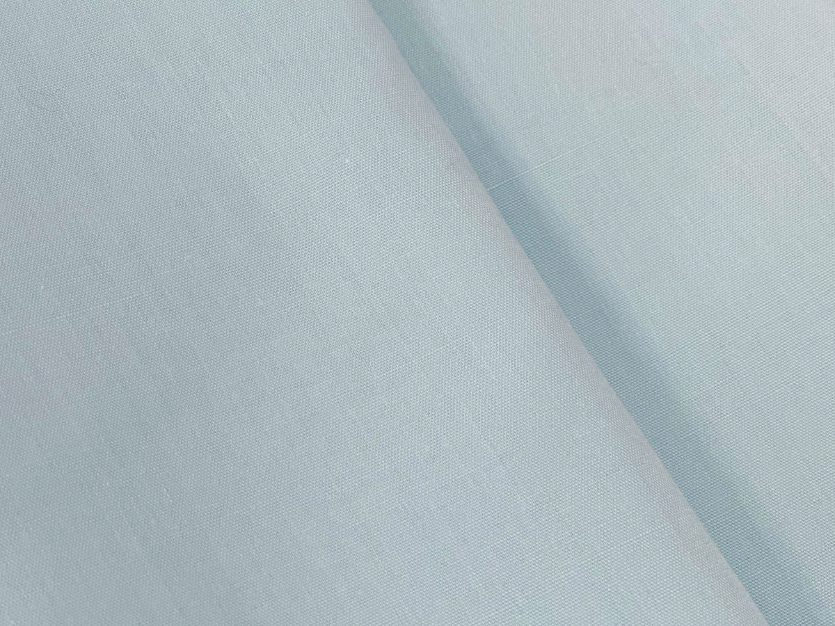 Light Blue Plain Polycotton - The Fabric Trade