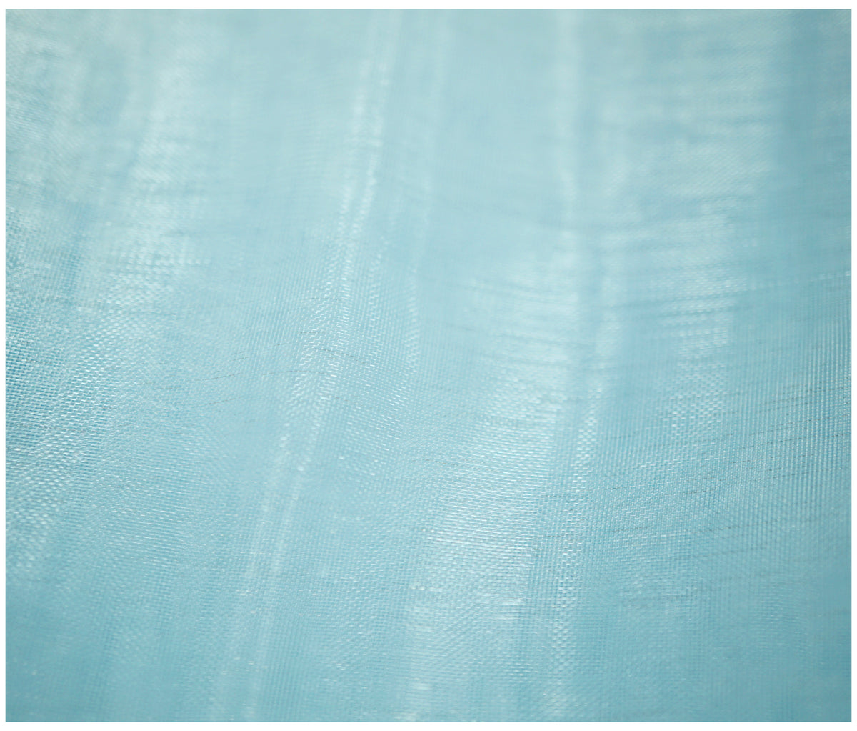 Light Blue Organza - The Fabric Trade