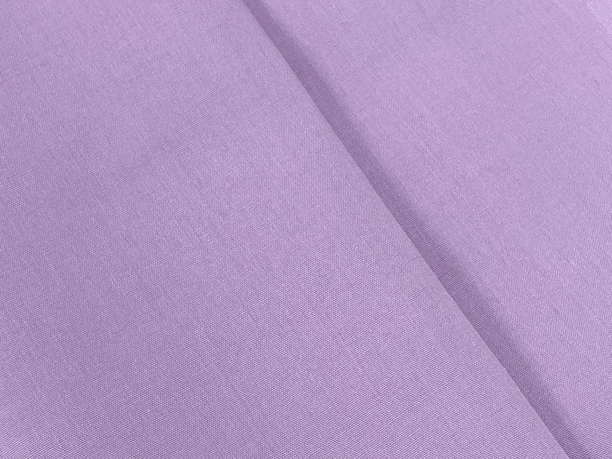 Lilac Plain Polycotton - The Fabric Trade