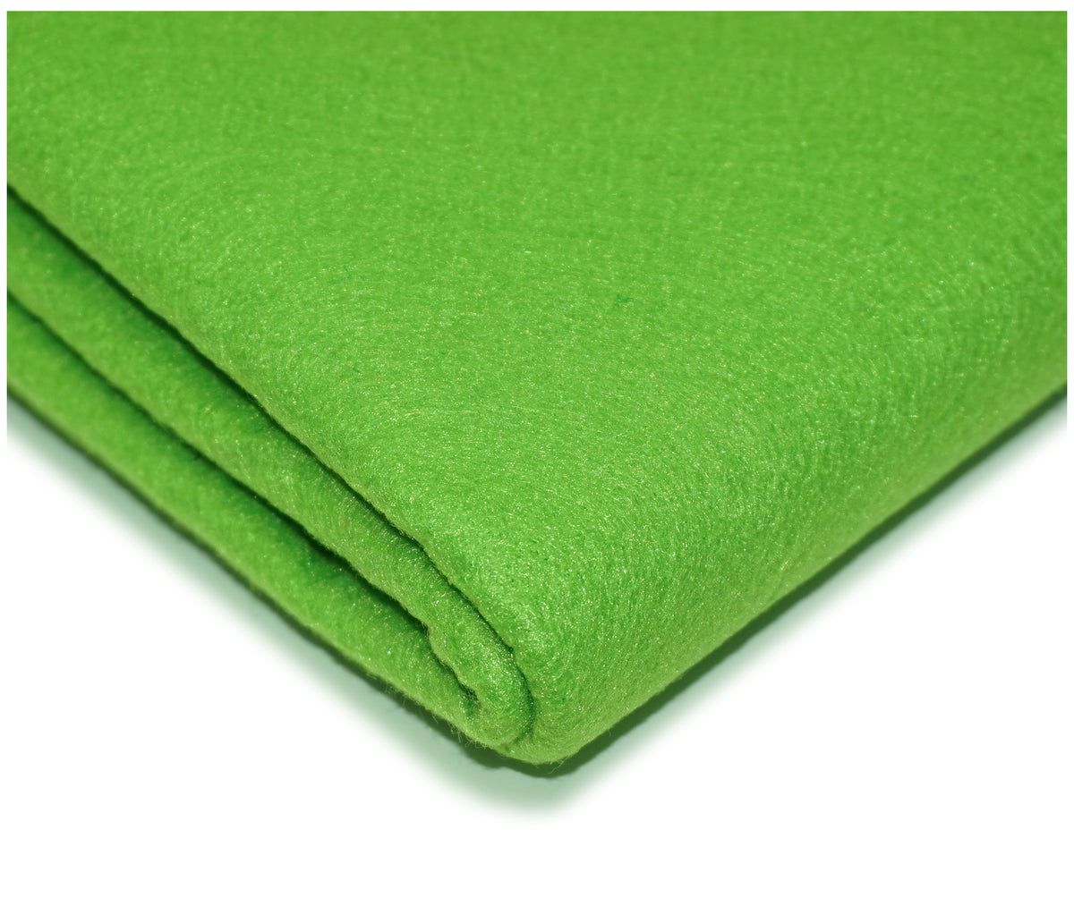 Lime Felt - The Fabric Trade